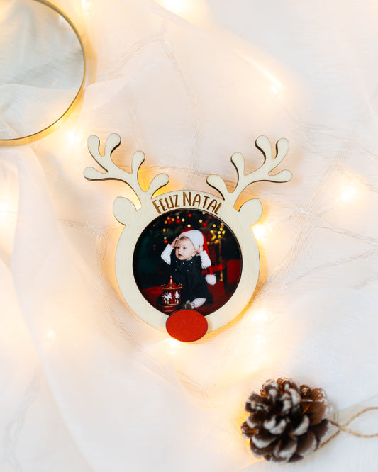 Íman com fotografia Natal