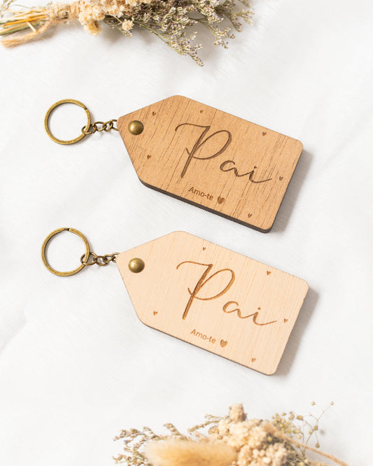 Porta-chaves com fotografia