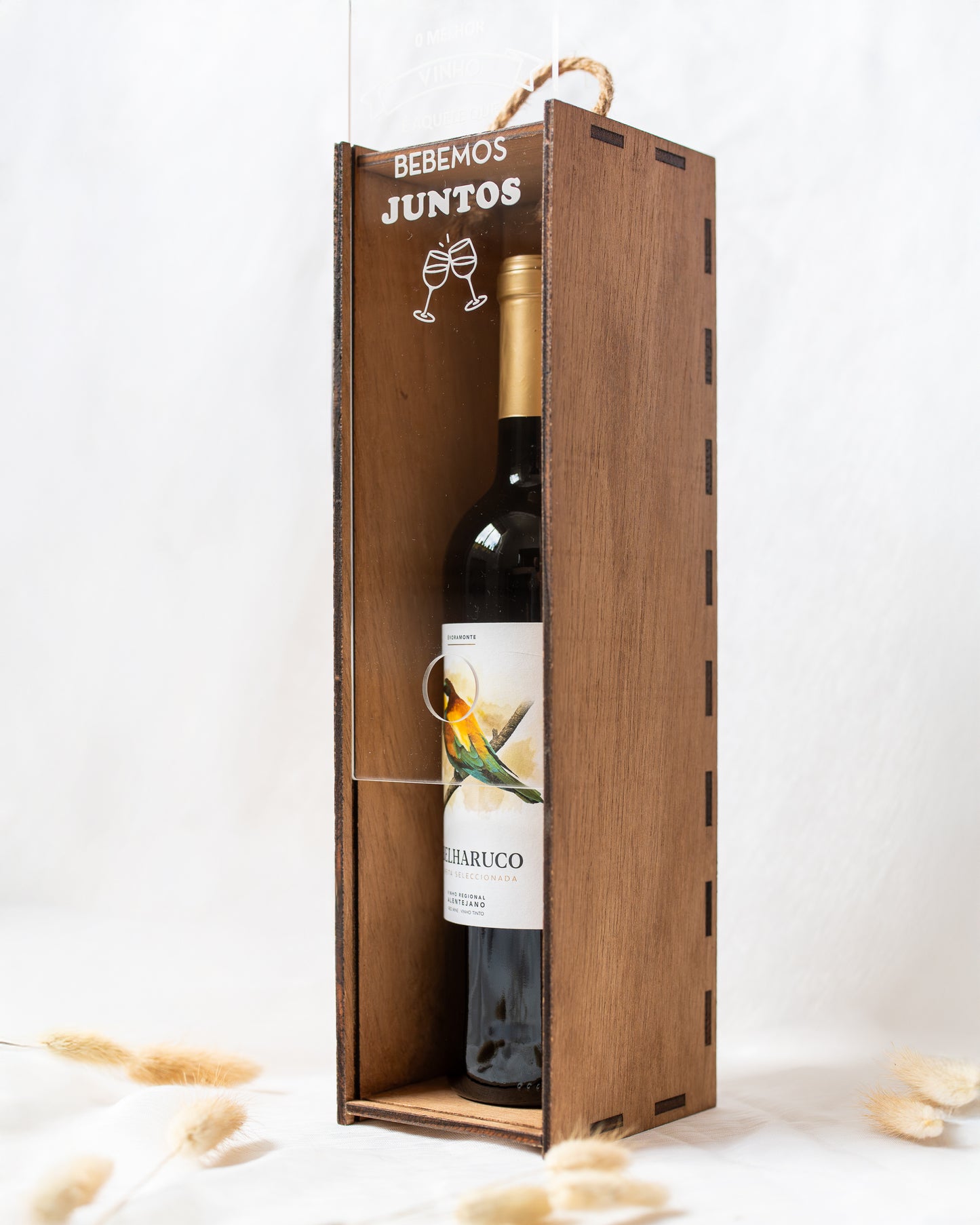 Caixa para Garrafa de Vinho Personalizada