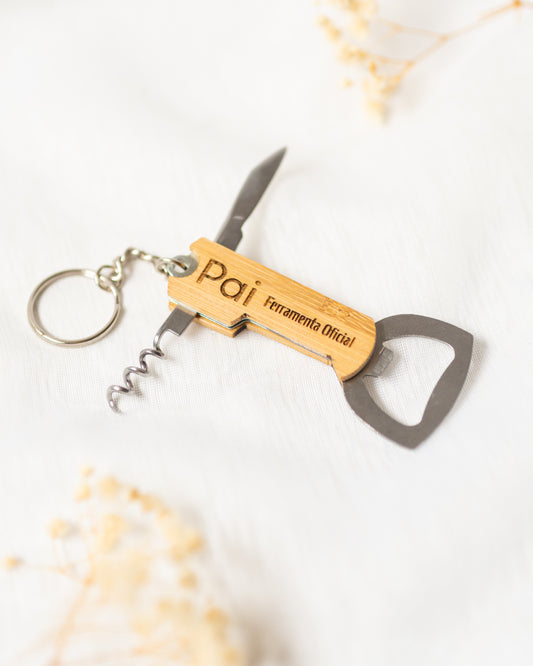 Porta-chaves 3 em 1 - Dia do Pai