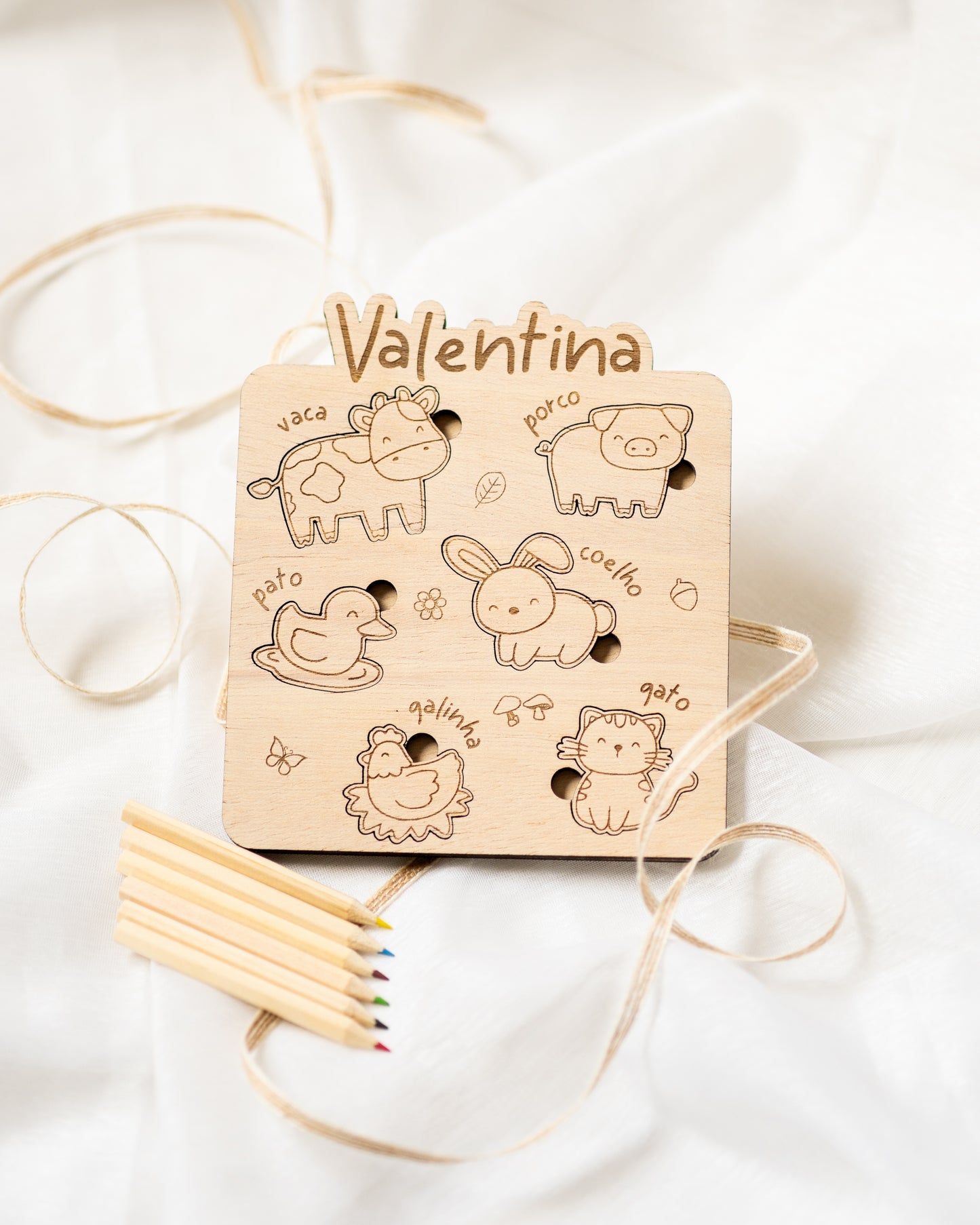 Jogo de encaixe para colorir