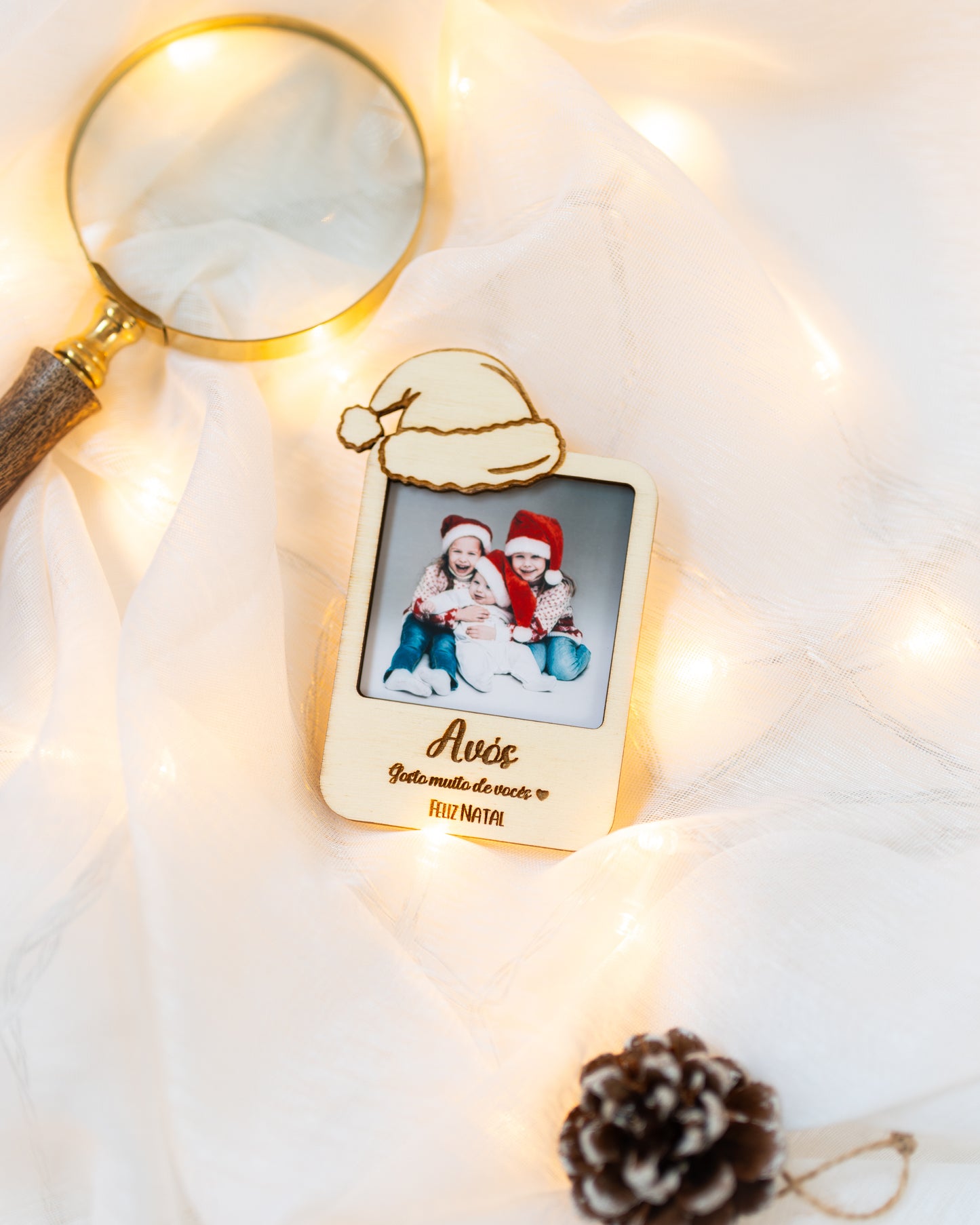 Íman com fotografia Natal