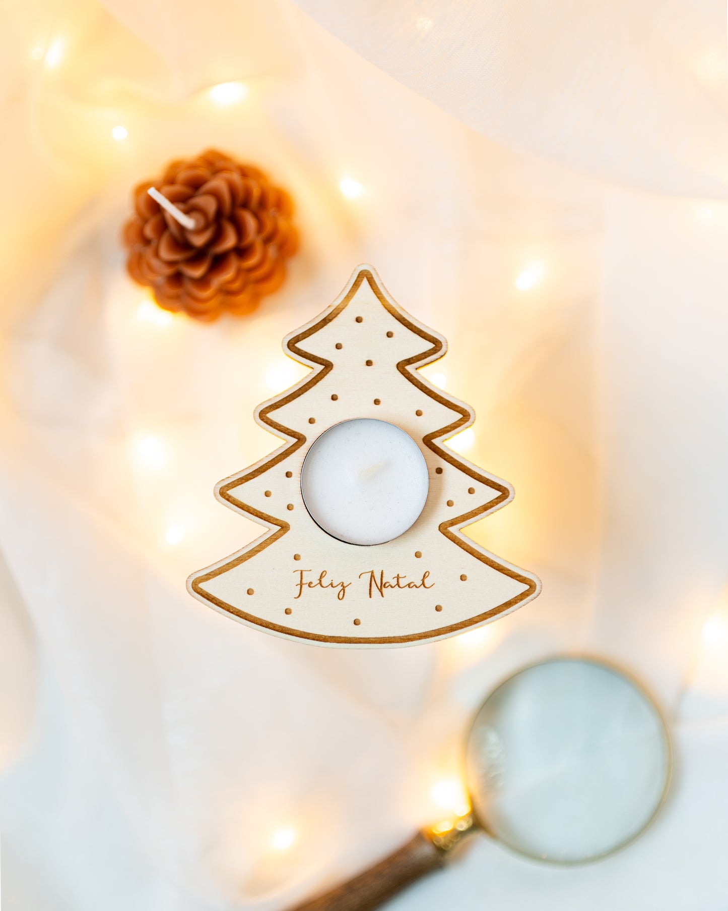 Suporte de Velas Natal