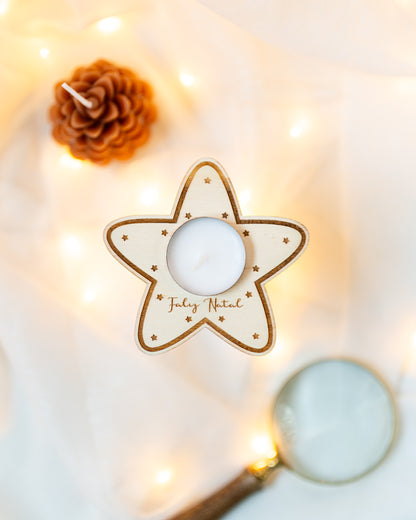 Suporte de Velas Natal