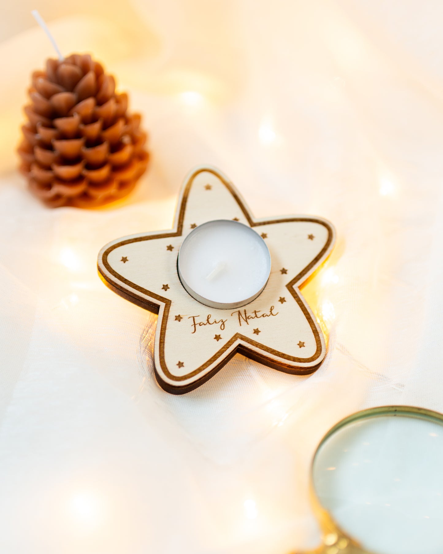 Suporte de Velas Natal