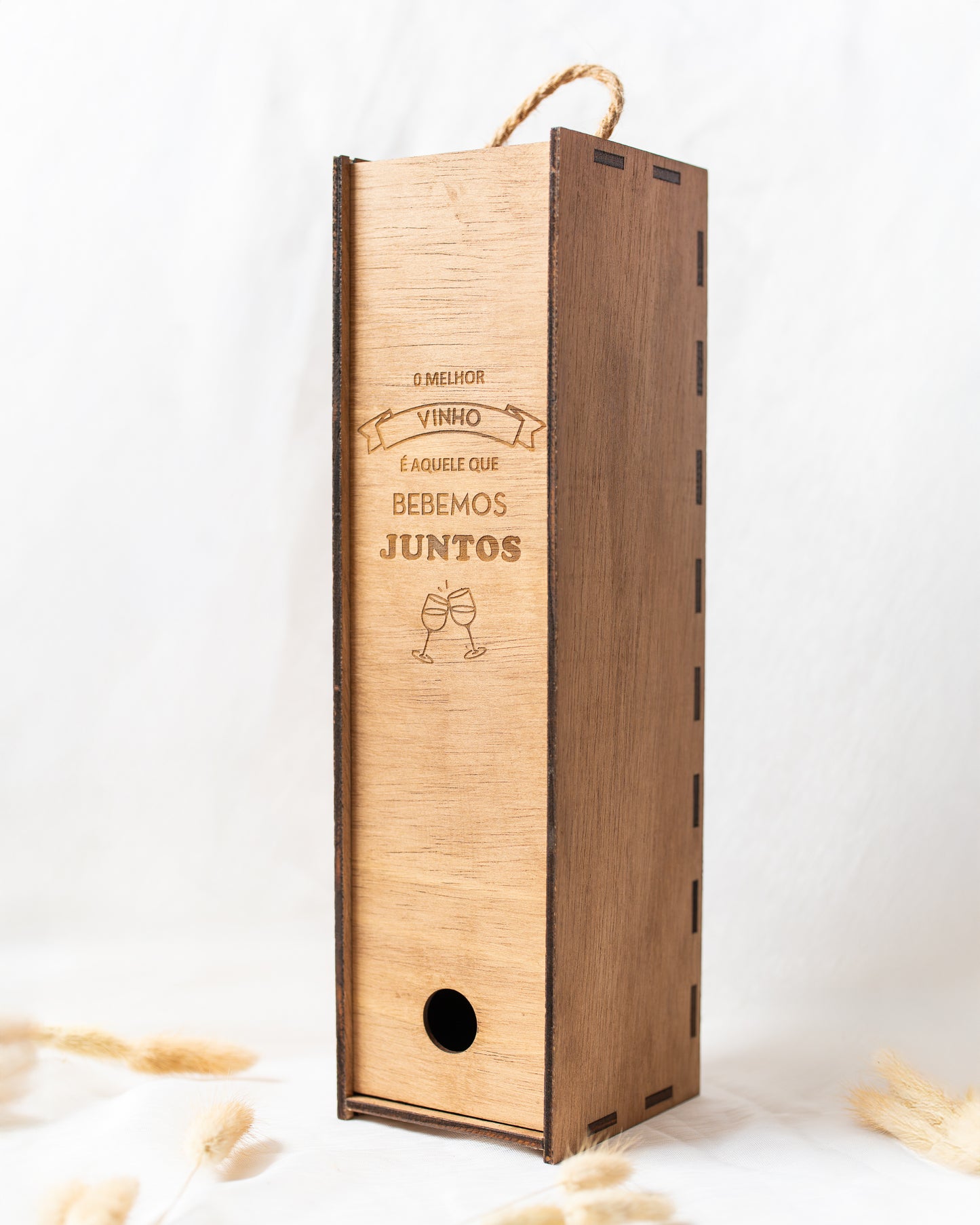 Caixa para Garrafa de Vinho Personalizada