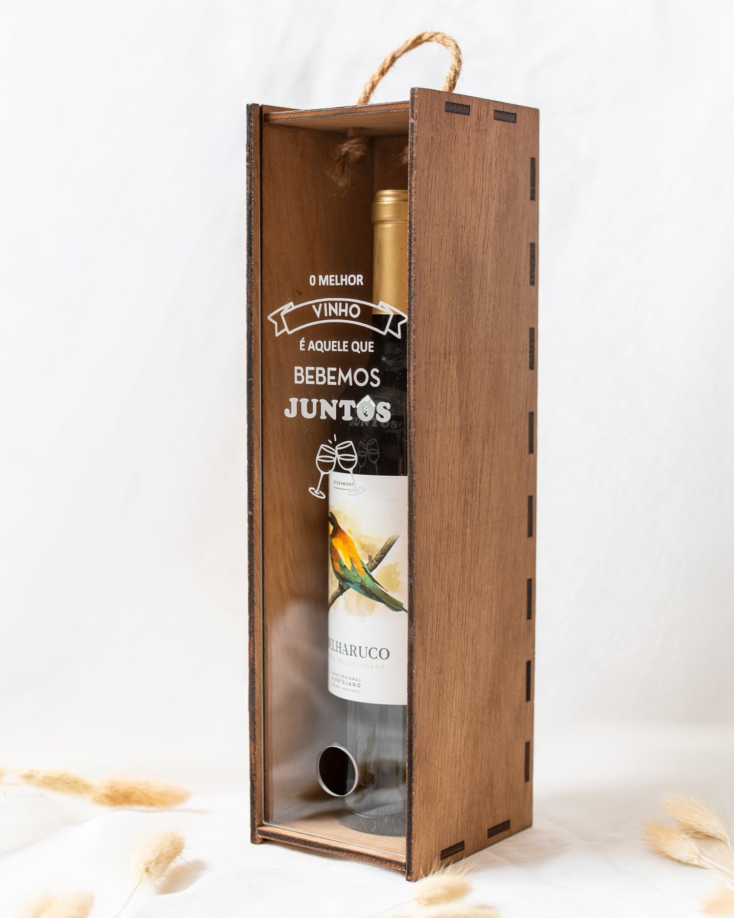 Caixa para Garrafa de Vinho Personalizada