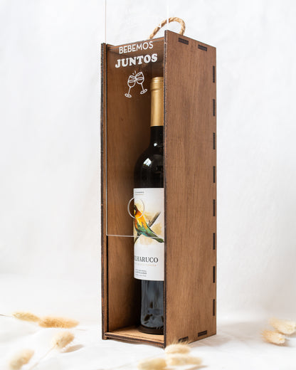 Caixa para Garrafa de Vinho Personalizada
