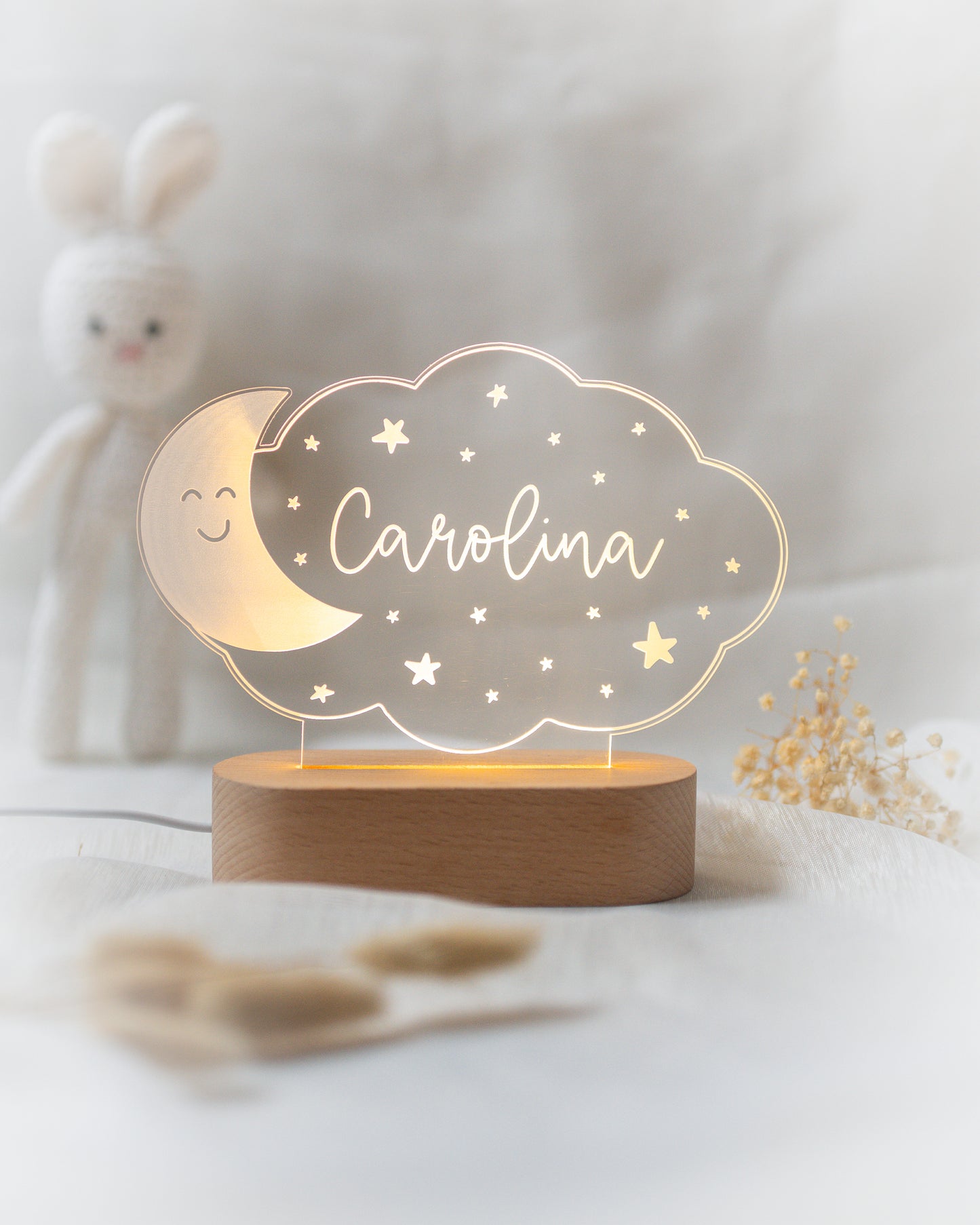 Candeeiro de mesa LED - Modelo Lua