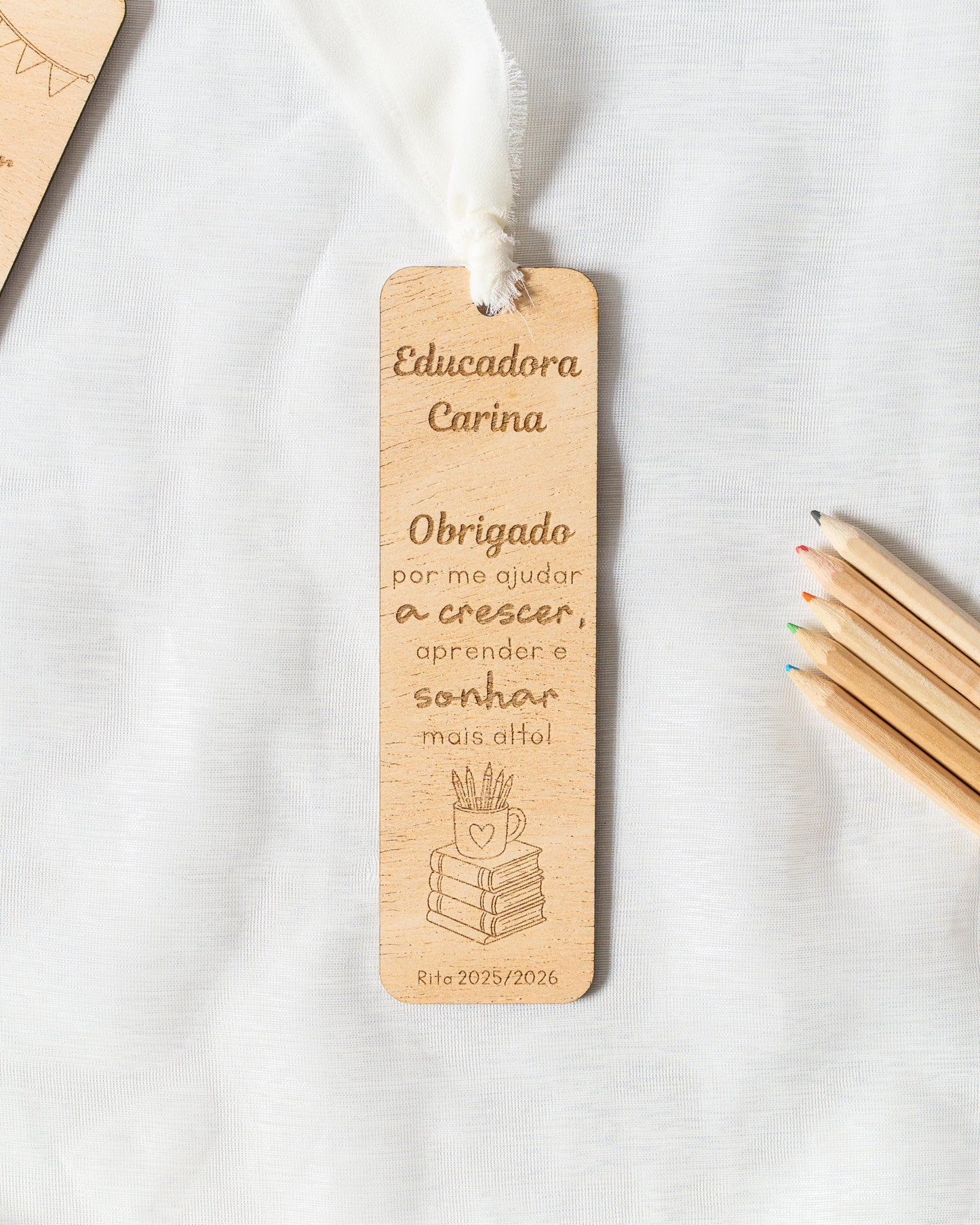Marcador de Livros Final do ano letivo