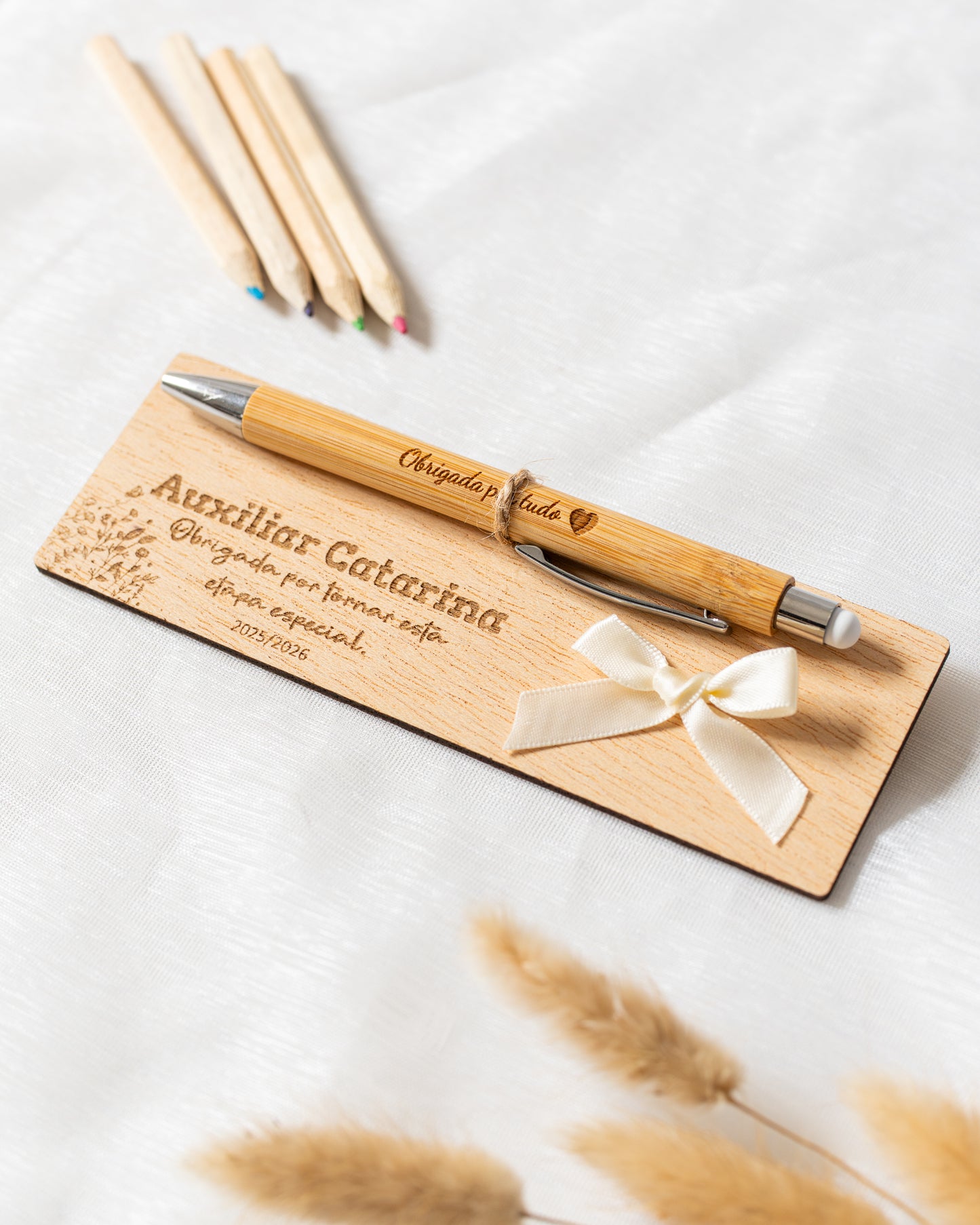 Caneta com Base Personalizada Final de ano letivo