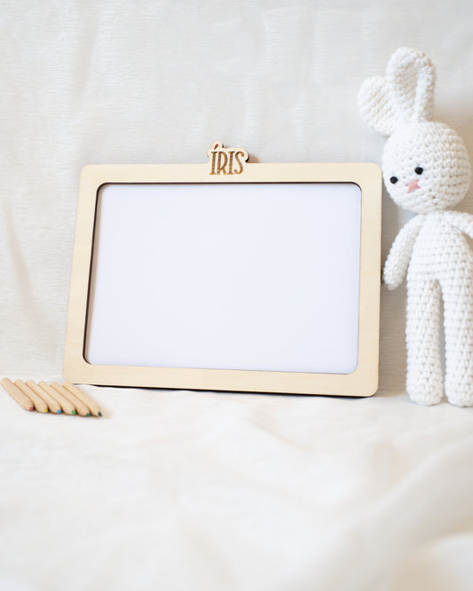 Moldura para Desenhos com nome personalizado