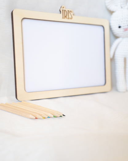 Moldura para Desenhos com nome personalizado