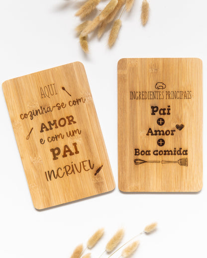 Tábuas de cozinha em bambu