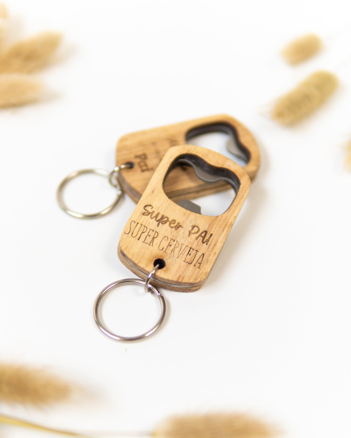 Abre caricas - Porta-chaves