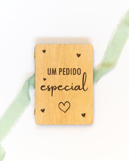Moldura com Gesso - Convite de Padrinhos
