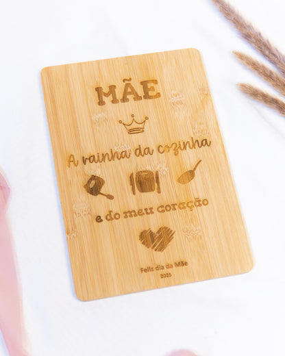 Tábuas de cozinha em bambu - Dia da Mãe