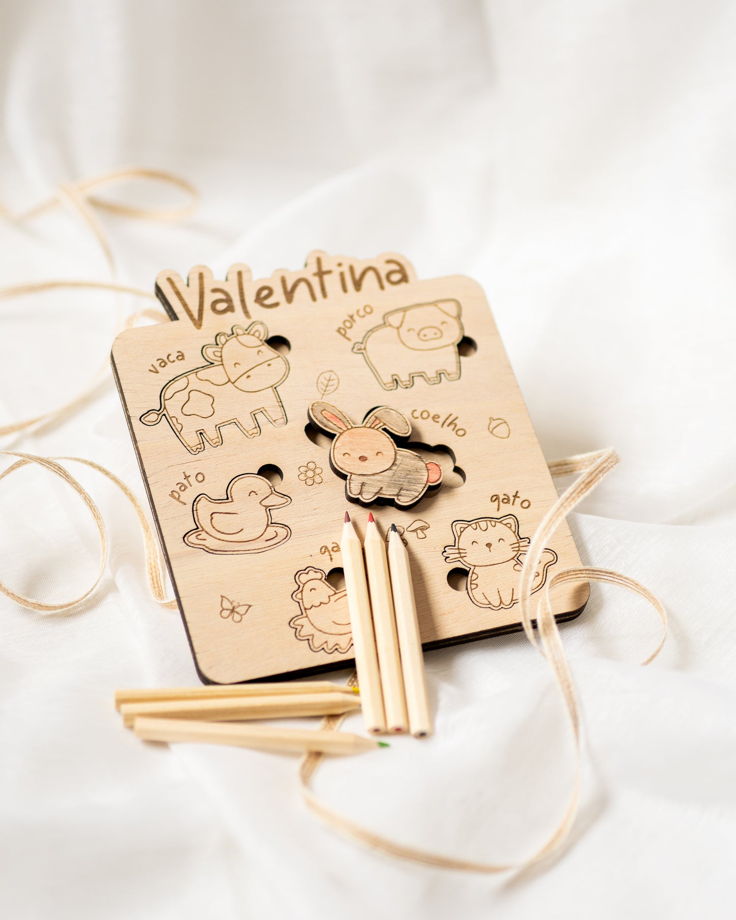 Jogo de encaixe para colorir