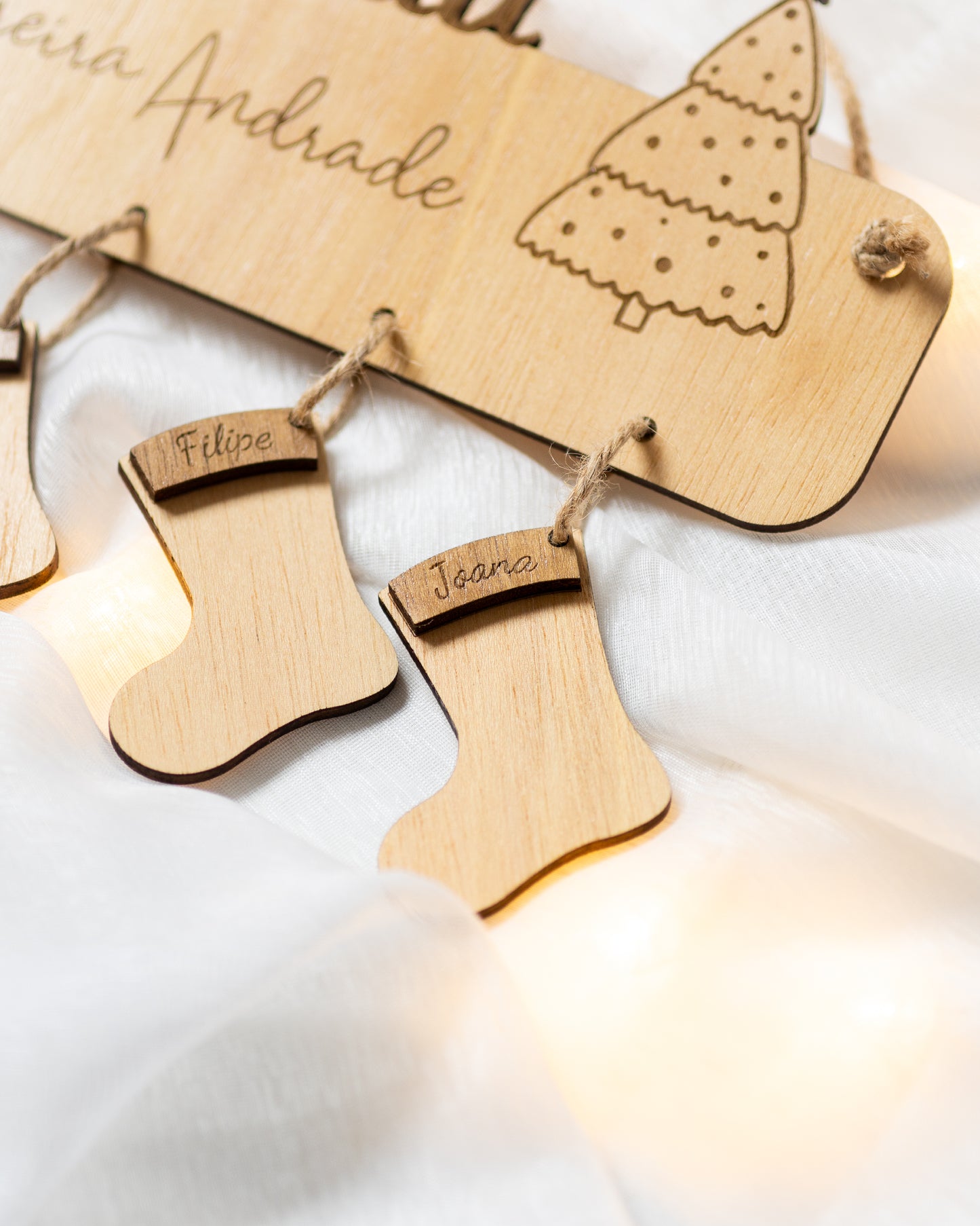 Placa Família com acessórios