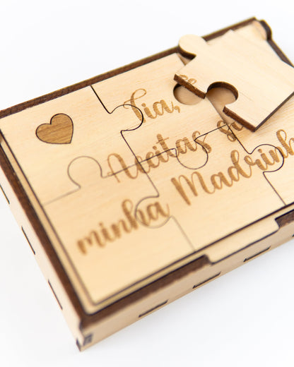 Puzzle Convite Padrinhos